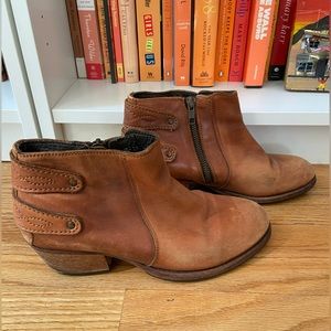 H by Hudson Brown Ankle Boots